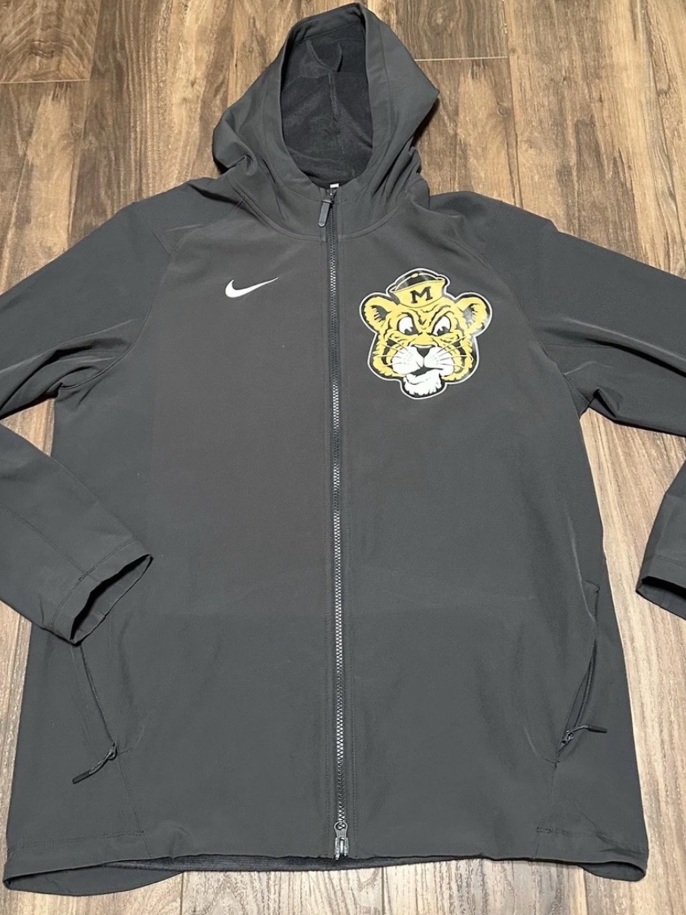 Vintage Mizzou Tigers Sailor Truman Nike Full Zip Therma-Fit Jacket Men’s L